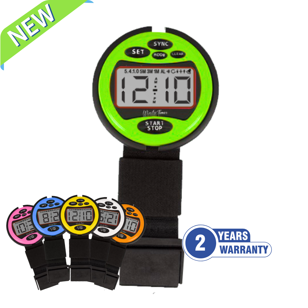 Windie Sailing countdown timer in Vibrant Green