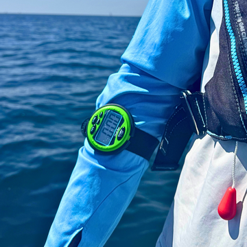 Windie Sailing countdown timer in Vibrant Green