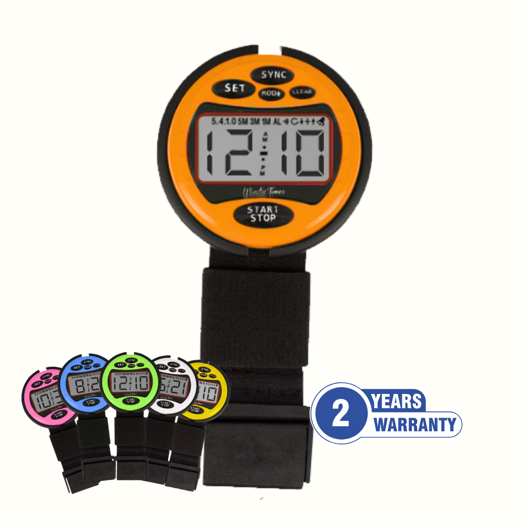 Race Stopwatch Timer Orange Color