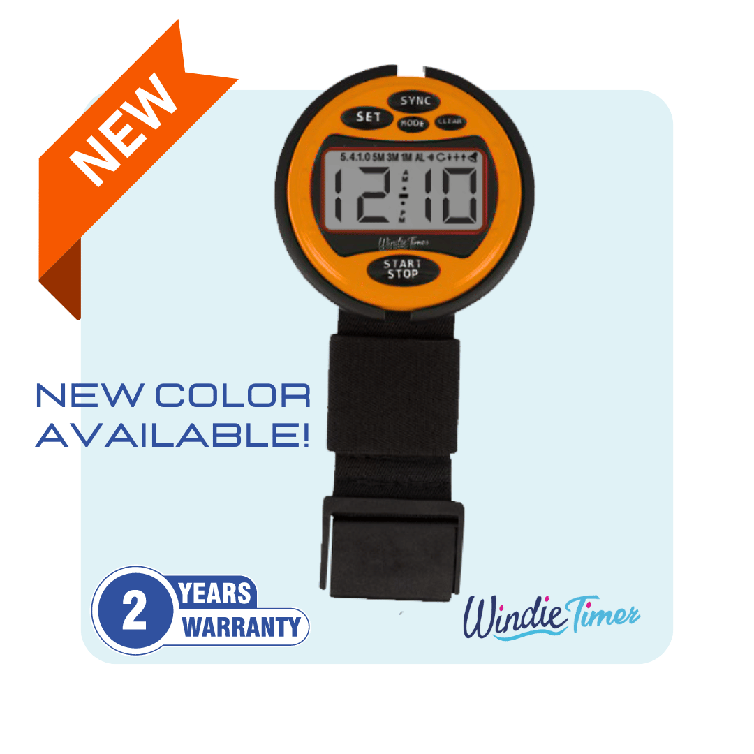 Race Stopwatch Timer Orange Color