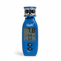 windie.pro blue anemometer replacement head unit with digital display and rotating cups.