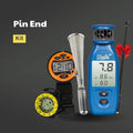 windie.pro Pin End Kit includes a yellow compass, orange sailing timer, silver fog horn, and blue anemometer with a red bow.