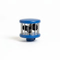 windie.pro blue anemometer replacement head unit with black cups and silver metal cage. For accurate wind speed readings.