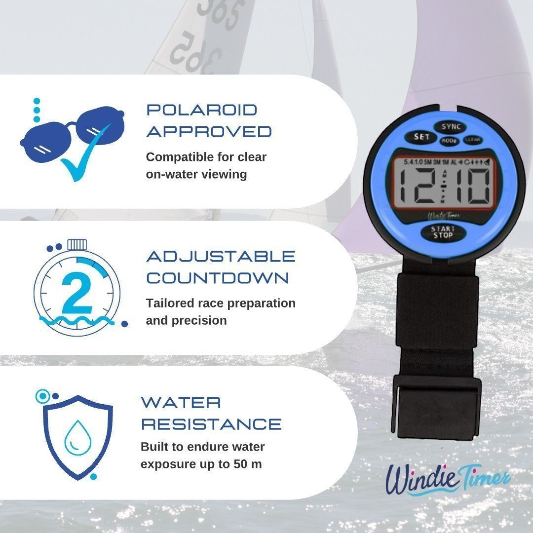 Sailing Race Timer & Countdown Stopwatch | Windie Timer – windie.pro